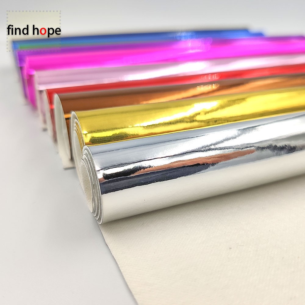 Home Textiles Design - Holographic Mirror Shiny PU Leather Fabric