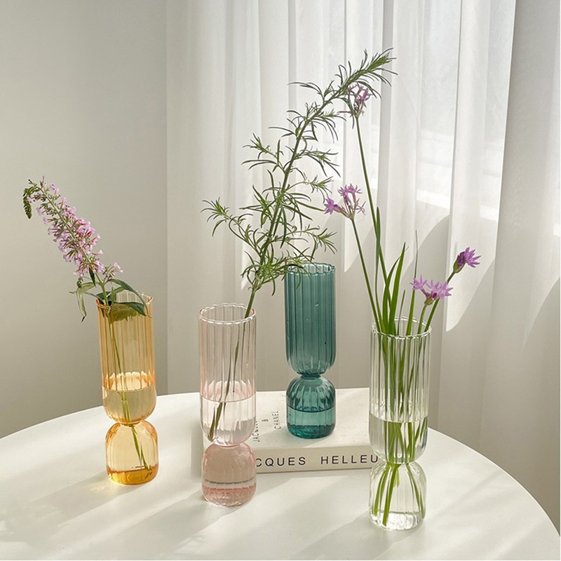 Nordic Glass Vase Small Glass  - Xt Home Textiles 评论和价格