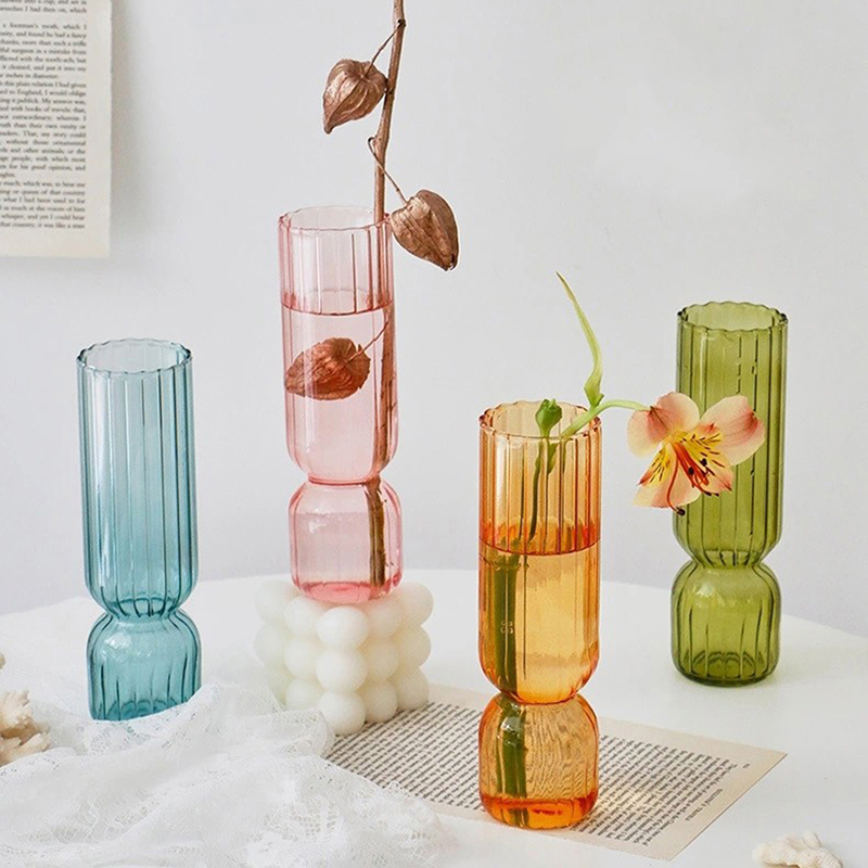 Nordic Glass Vase Small Glass  - Xt Home Textiles 评论和价格