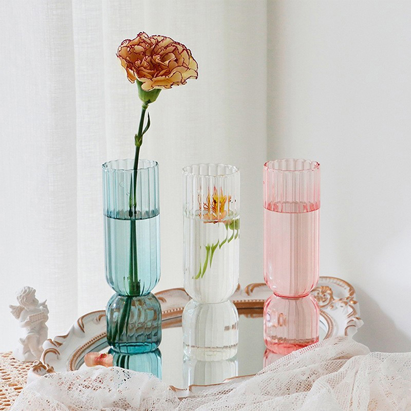 Nordic Glass Vase Small Glass  - Xt Home Textiles 评论和价格