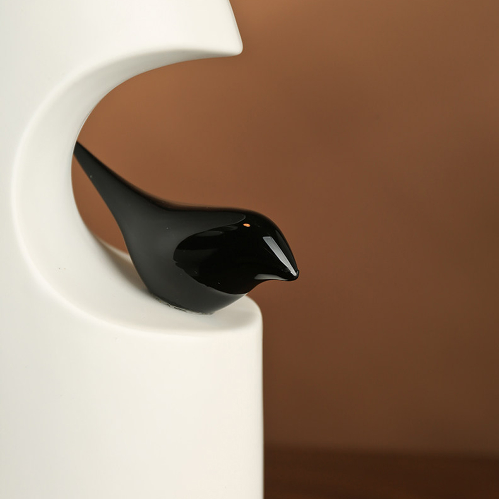 Modern Ceramic Vase with Bird  - Xt Home Textiles 评论和价格