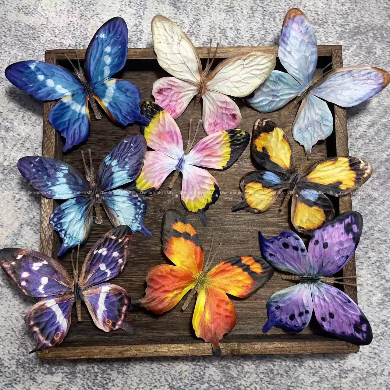 9Pcs Large Bionic Butterfly Ar - Home Textiles Design 评论和价格