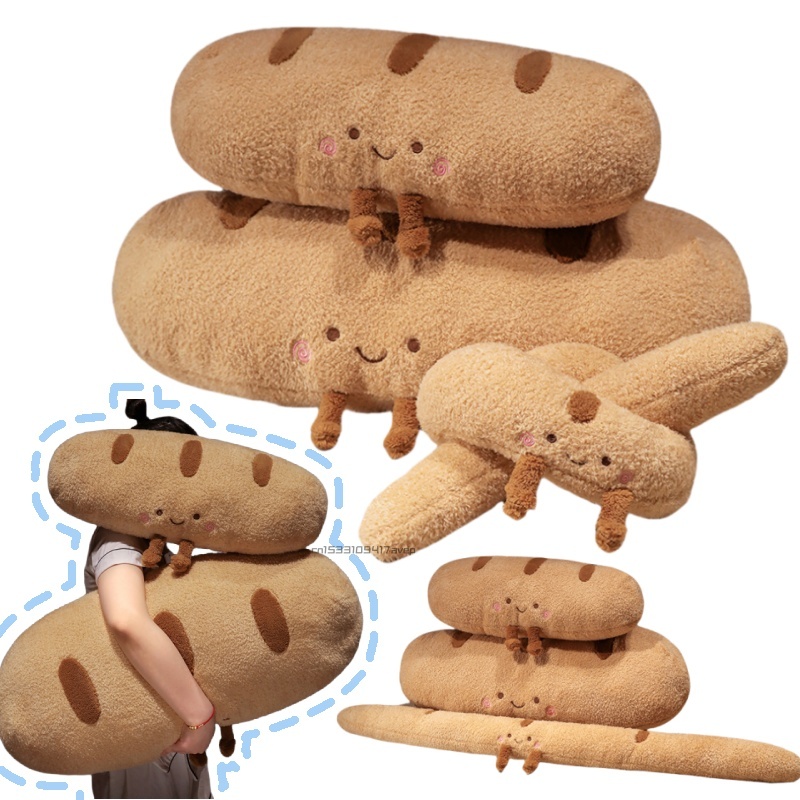 Soft Long Baguett Throw Pillow - Bolster Pillow Long 评论和价格