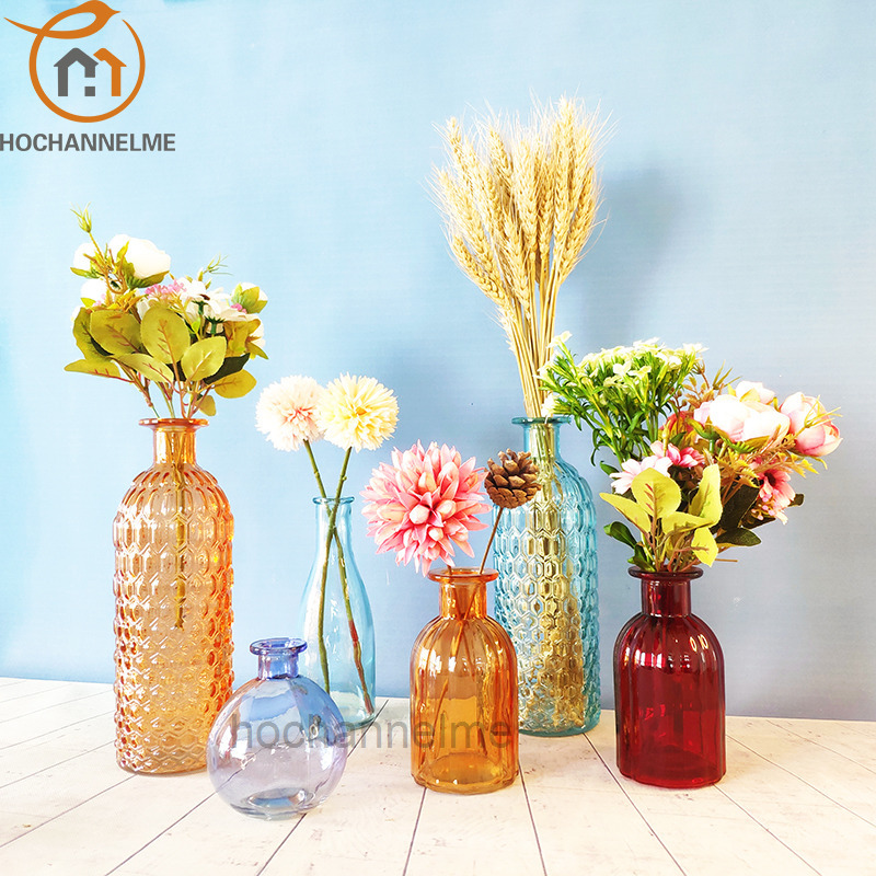 Glass Vase Living Room Decorat - Xt Home Textiles 评论和价格