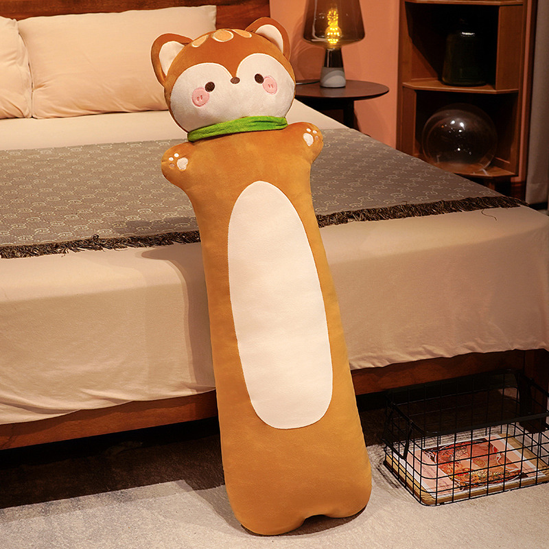 80/110/130CM Cute Soft Long Fo - Bolster Pillow Long 评论和价格