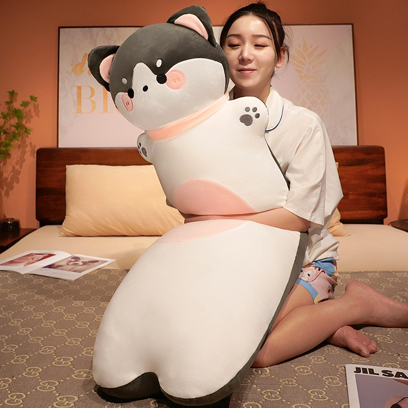 80/110/130CM Cute Soft Long Fo - Bolster Pillow Long 评论和价格