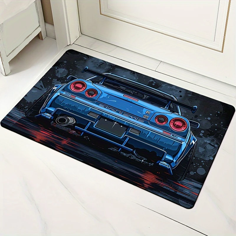 Cool Sports Car Design Doormat - Home Textiles Design 评论和价格