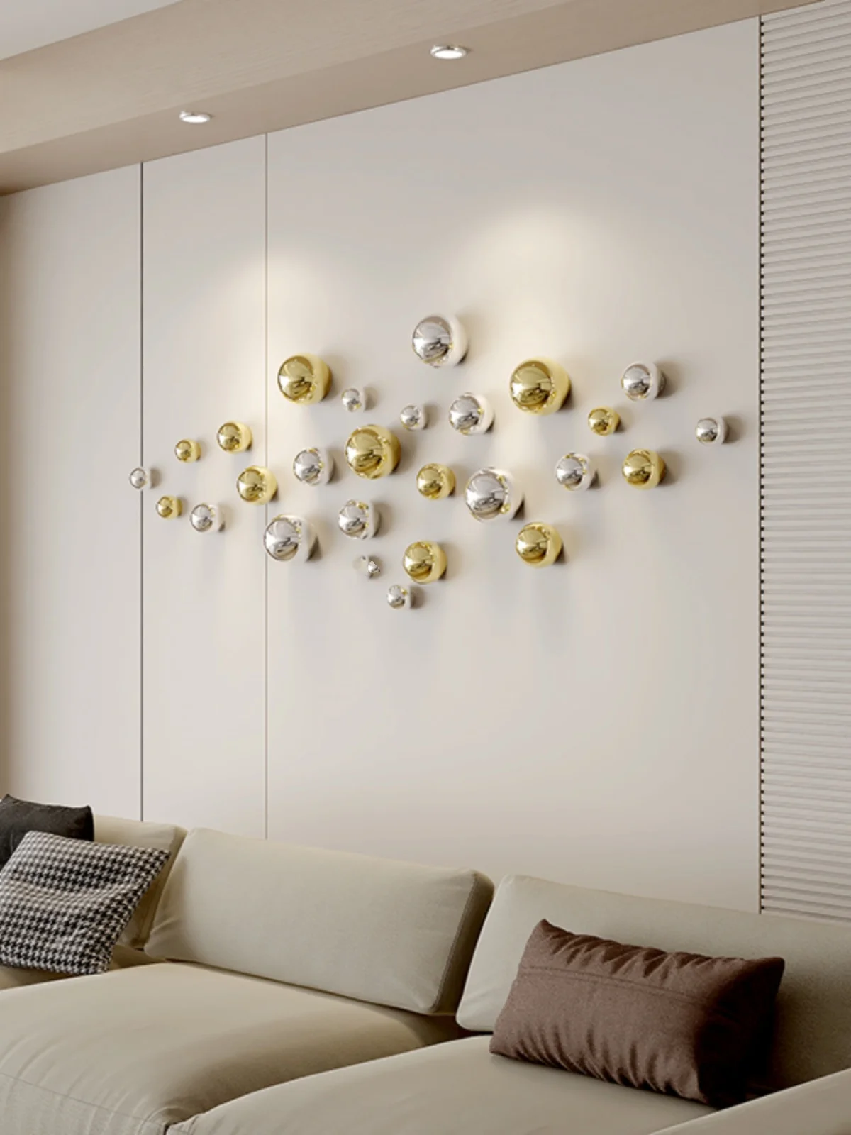 Wall Decor Imitation Stainless - Xt Home Textiles 评论和价格