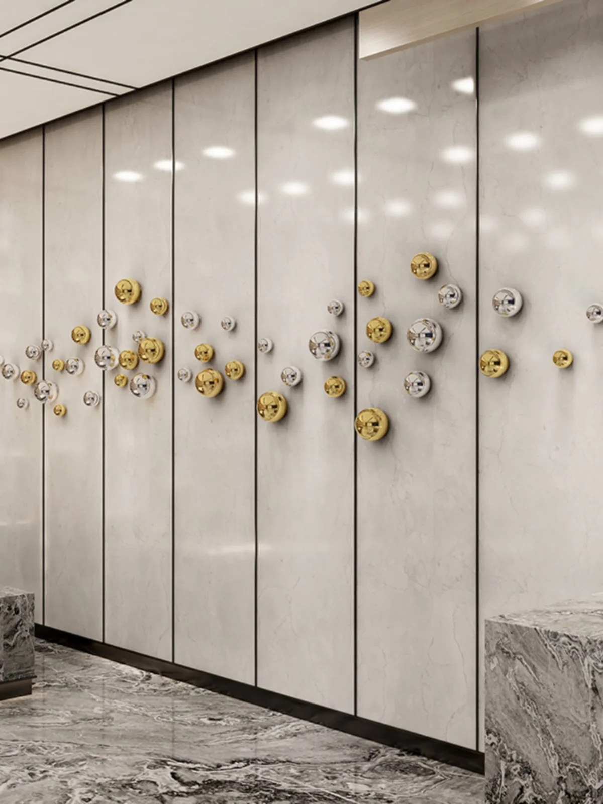 Wall Decor Imitation Stainless - Xt Home Textiles 评论和价格