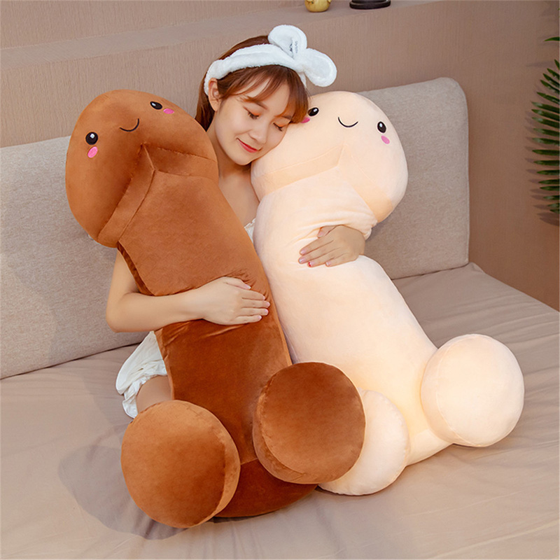 Long Lifelike Penis Plush Toy  - Bolster Pillow Long 评论和价格